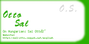 otto sal business card